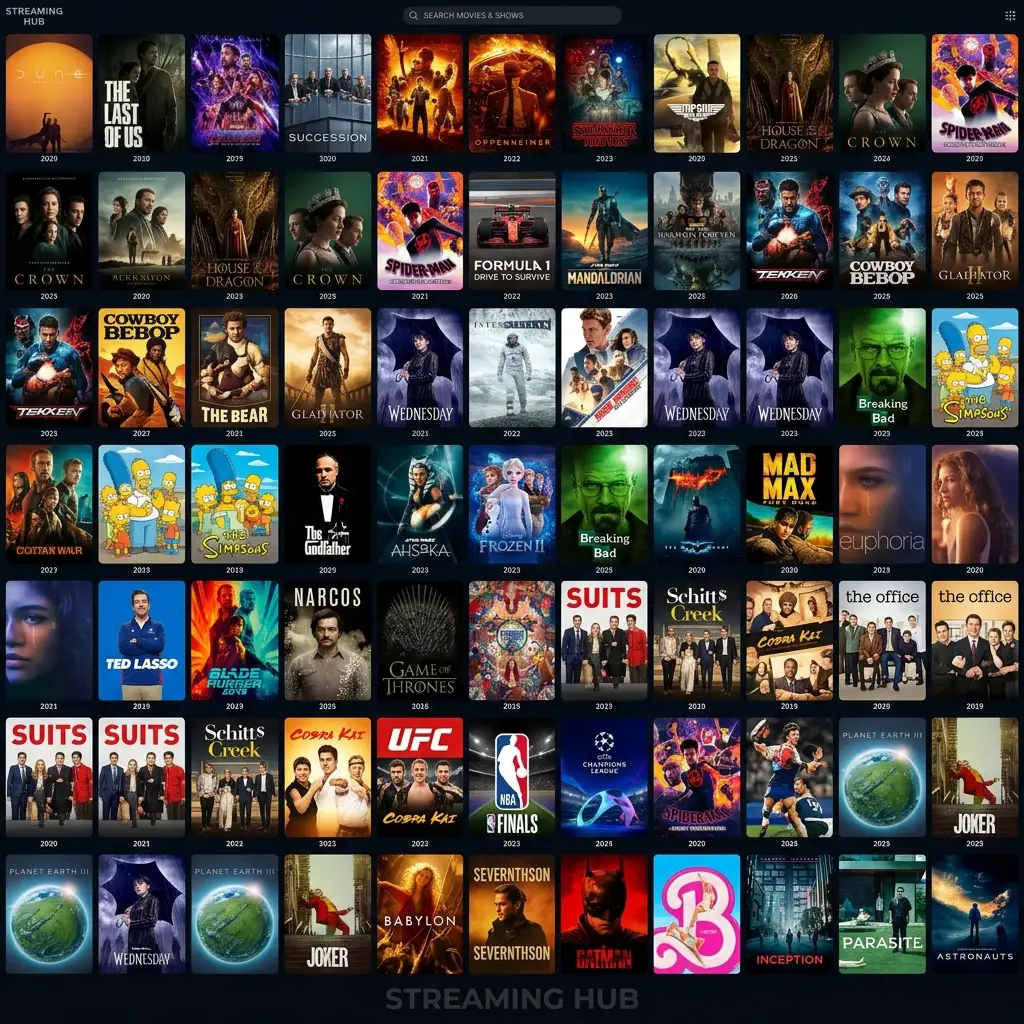 Catalogue de films IPTV
